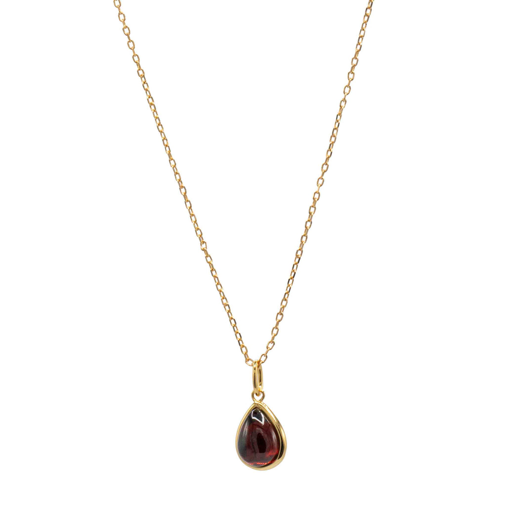 Style a beautiful garnet stone 