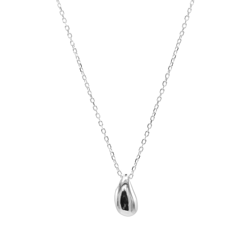 Rhodium plated sterling silver 