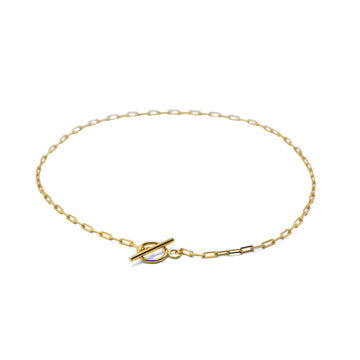 Gold plated choker